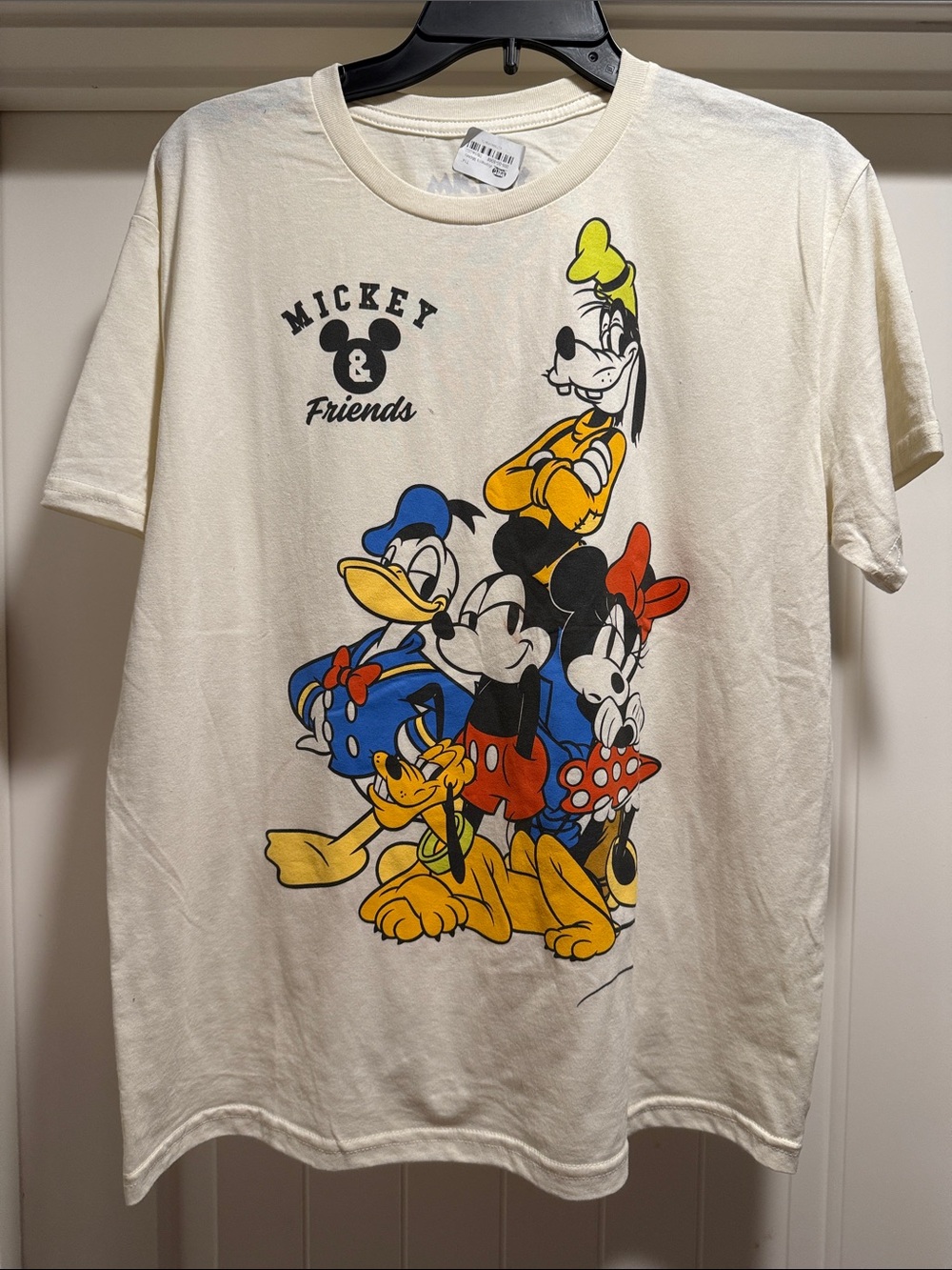 Disney Cream Mickey & Friends Graphic Tee - Multicolor Characters